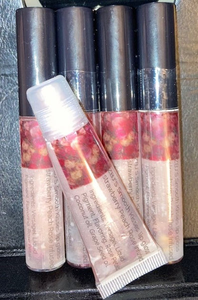 <transcy>Smooth Kisses Brillos de labios con infusión de rosas</transcy>