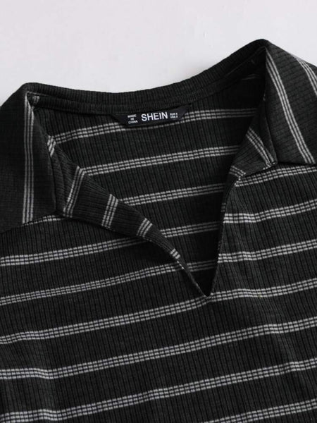 Ladies Black White Dress