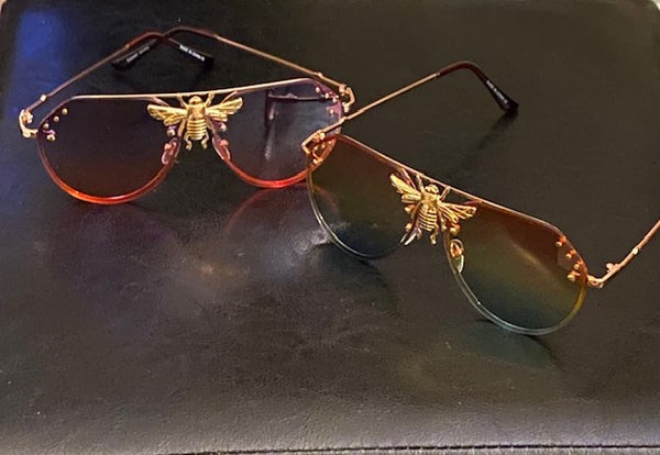 <transcy>Gafas de aviador de la reina B</transcy>